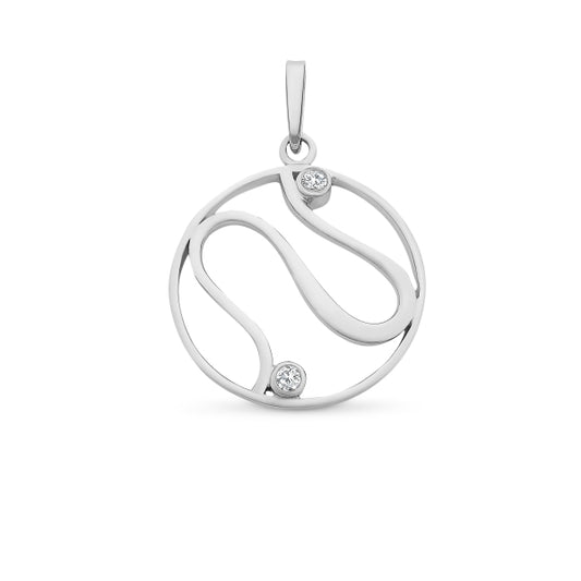 Sterling Silver Diamond set Pendant