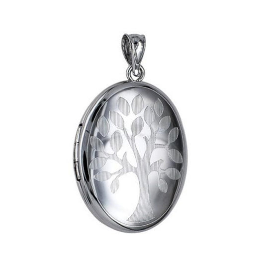 Sterling Silver Tree Of Life Locket