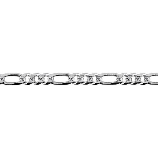 Sterling Silver Figaro 21cm Gents Bracelet