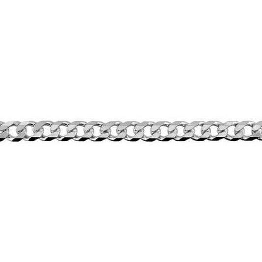 Sterling Silver Curb 50cm Chain