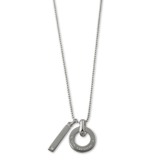 Von Treskow Fine Disc & Bar Necklace