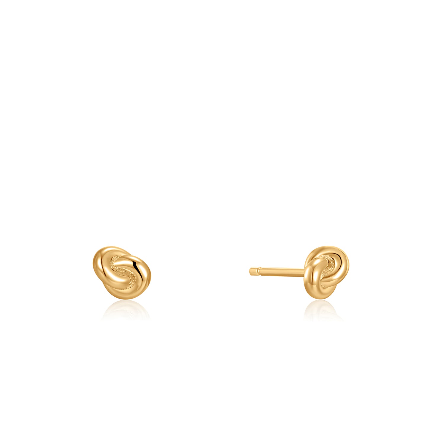 Ania Haie Forget Me Knot Gold Knot Stud Earrings