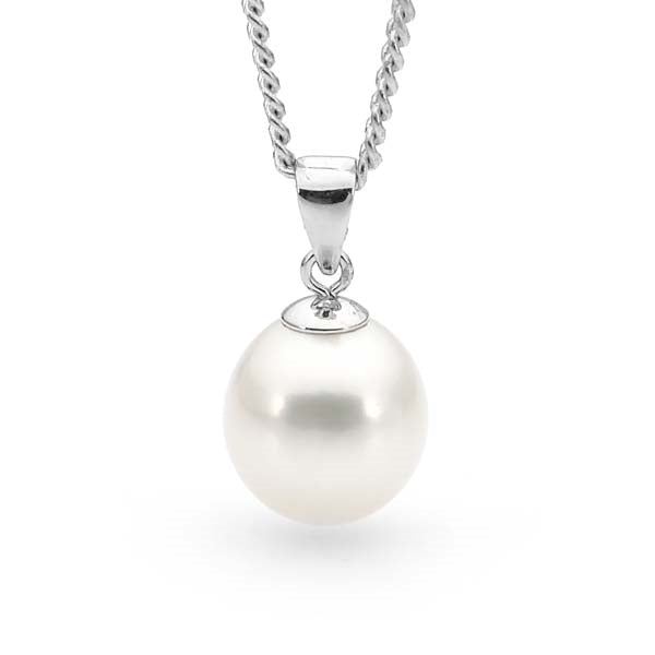 Sterling Silver White Freshwater Pearl Pendant