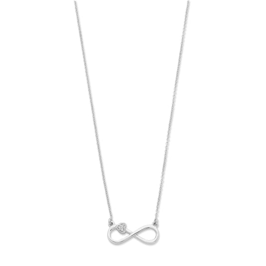 Sterling Silver Infinity Necklace